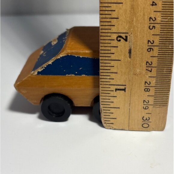 Wooden Putt Putt Toy Car From Korea Vintage 1971 Mattel - Picture 8 of 8